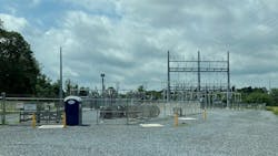 Met-Ed Klecknersville Substation. Met-Ed Klecknersville Substation.