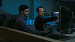 Hamed Valizadehhaghi (left) and Kyle Chang are part of the Grid Operations team that worked on the AI tool two years ago to better address disruptions to the grid. Hamed Valizadehhaghi (left) and Kyle Chang are part of the Grid Operations team that worked on the AI tool two years ago to better address disruptions to the grid.