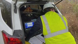 A lineworker or engineer can control the device from the ground and can watch the inspection in real-time. A lineworker or engineer can control the device from the ground and can watch the inspection in real-time.