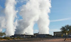 Steam rising from cooling mechanisms at Palo Verde Nuclear Generating Station, west of Phoenix, Ariz. Steam rising from cooling mechanisms at Palo Verde Nuclear Generating Station, west of Phoenix, Ariz.