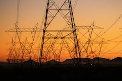 High voltage lines near Phoenix, Ariz., connecting the Palo Verde Nuclear Generating Station to Tonopah. High voltage lines near Phoenix, Ariz., connecting the Palo Verde Nuclear Generating Station to Tonopah.