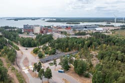 A Google data center in Hamina, Finland. A Google data center in Hamina, Finland.