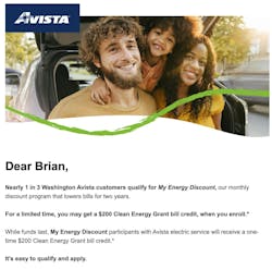 Avista used AI analytics data in its email campaigns to more accurately target customers who could benefit from a bill assistance program. Avista used AI analytics data in its email campaigns to more accurately target customers who could benefit from a bill assistance program.