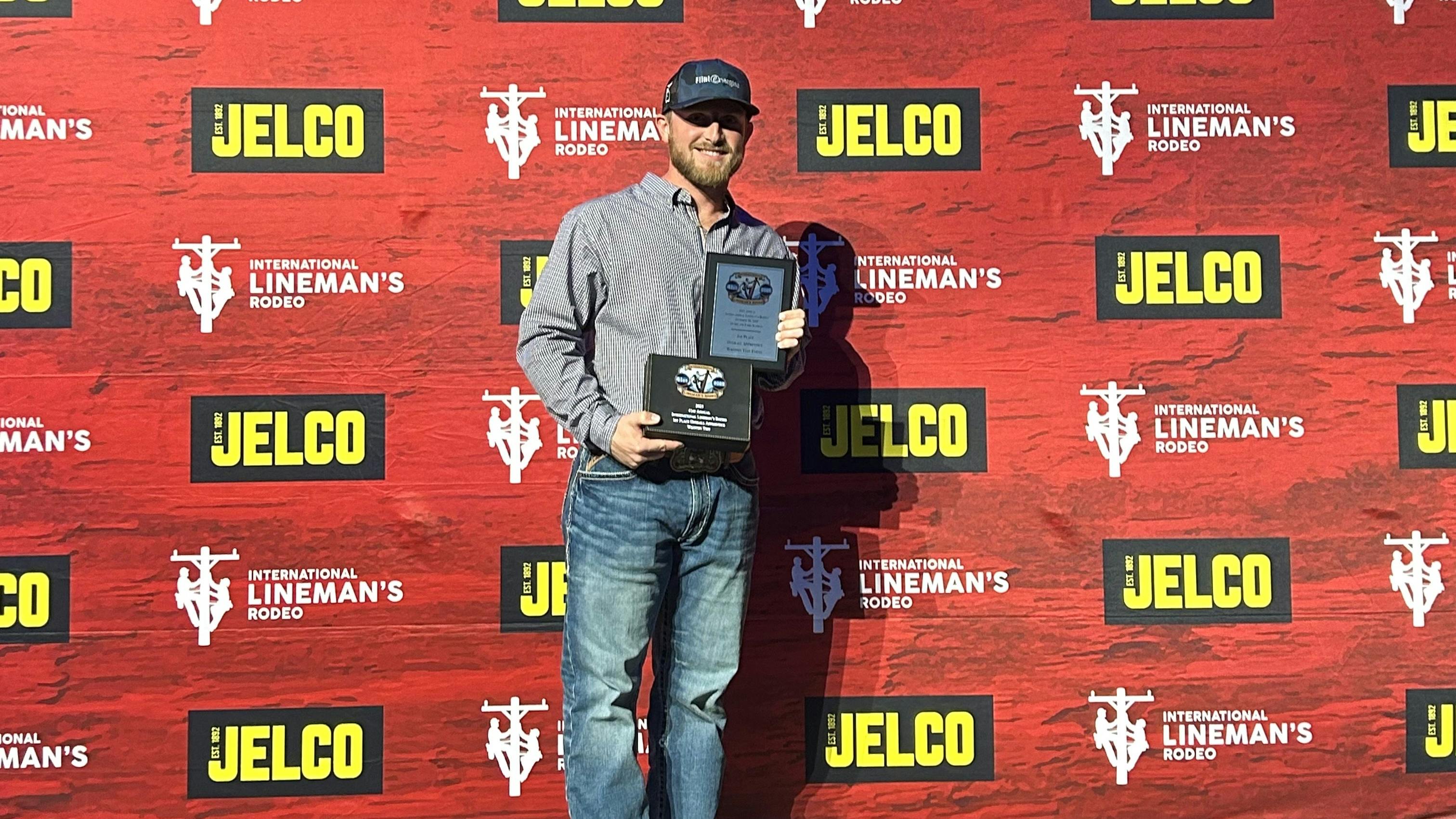 Hunter Walton of Flint Energies topped the apprentice division by scoring the highest number of points in the lowest total event time.