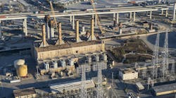 NRG natural gas powered power plant on Terminal Island, California. NRG natural gas powered power plant on Terminal Island, California.