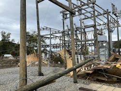 Duke Energy’s Biltmore Retail substation in Asheville, North Carolina, was one of three of the company’s substations in Asheville damaged or totally destroyed by Hurricane Helene. Duke Energy’s Biltmore Retail substation in Asheville, North Carolina, was one of three of the company’s substations in Asheville damaged or totally destroyed by Hurricane Helene.