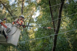 Duke Energy earned an Emergency Response Award from the Edison Electric Institute for rapid response and restoration following Hurricane Helene. Duke Energy earned an Emergency Response Award from the Edison Electric Institute for rapid response and restoration following Hurricane Helene.