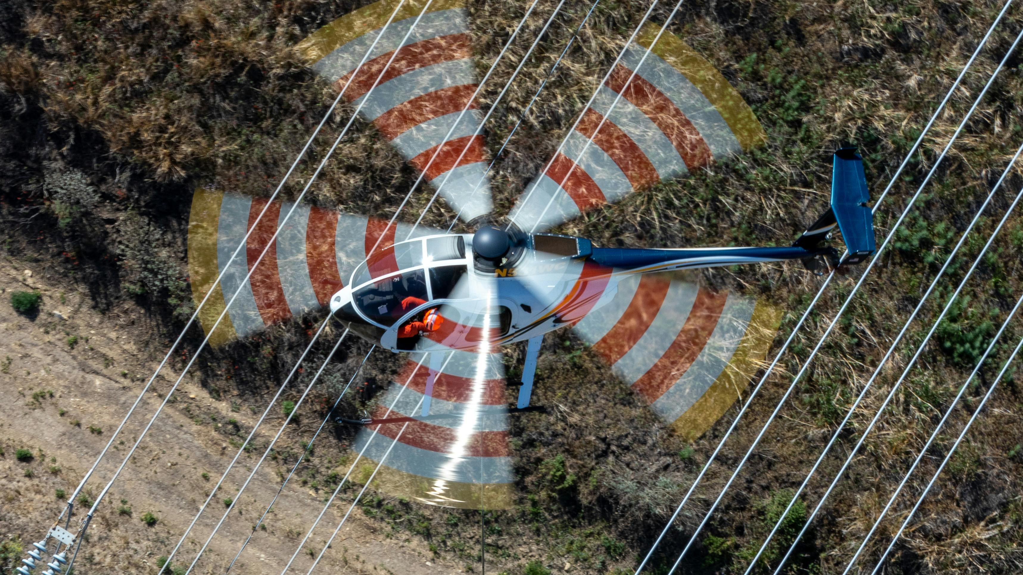 Avoiding structures and power lines during aerial work requires a distraction-free environment.