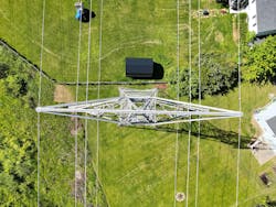 Birdseye views of transmission structures provide unique perspectives for utilities. Birdseye views of transmission structures provide unique perspectives for utilities.