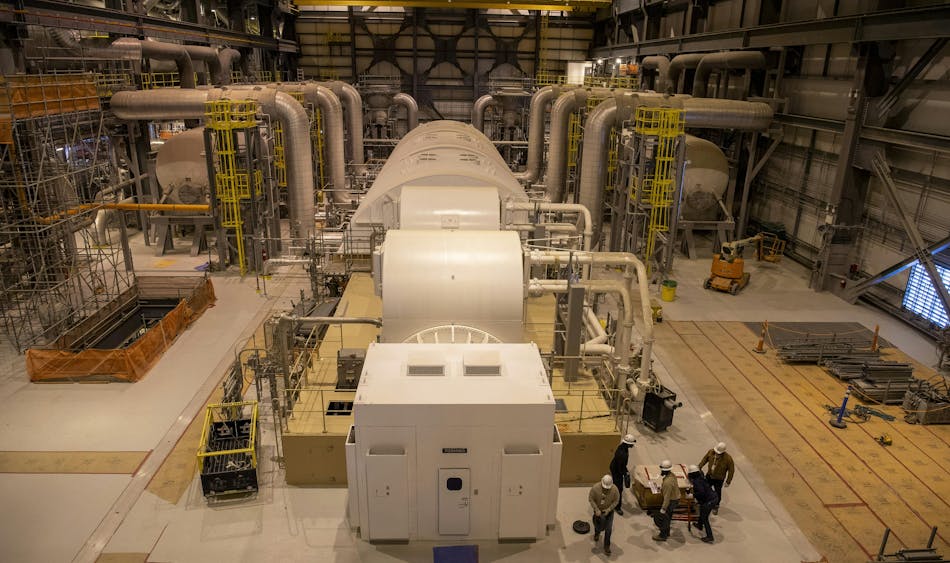 The turbine generator at Georgia Power’s Plant Vogtle Unit 4, which is the most recently built nuclear unit in the US. The turbine generator at Georgia Power’s Plant Vogtle Unit 4, which is the most recently built nuclear unit in the US.