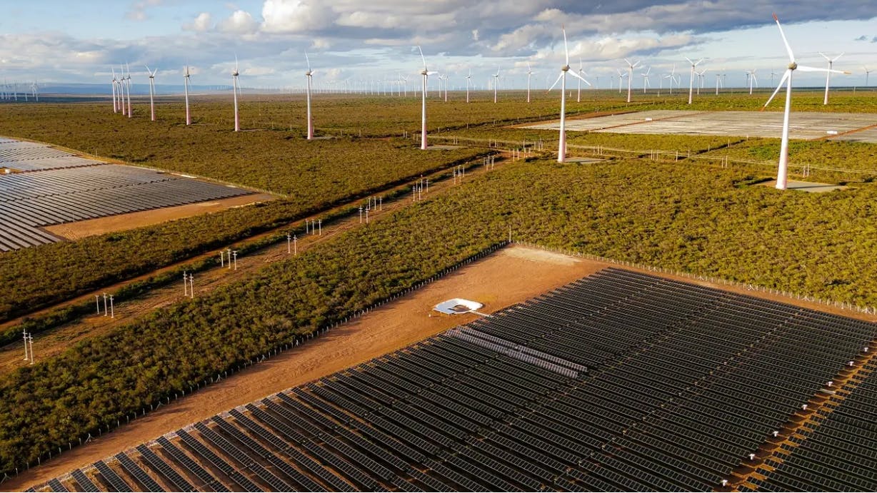 Serra da Babil&ocirc;nia Solar facility in Brazil, co-located with the existing Serra da Babil&ocirc;nia Wind.