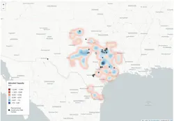 Distribution of data center viable land