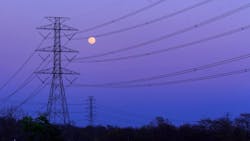 High voltage poles and cables High voltage poles and cables