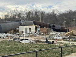 Damage in Biltmore Village, North Carolina, just outside Asheville six months after Helene. Damage in Biltmore Village, North Carolina, just outside Asheville six months after Helene.