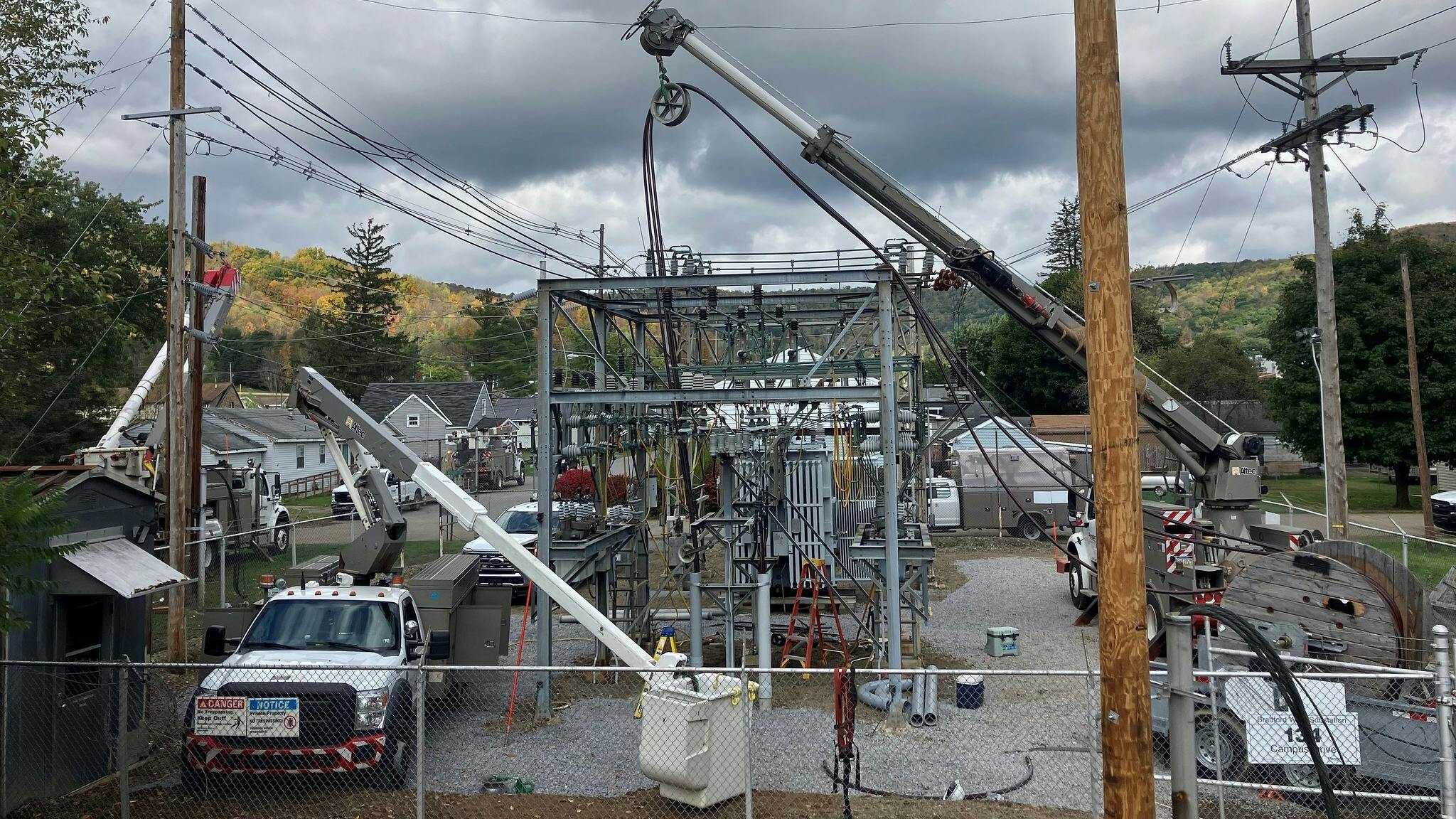 FirstEnergy Pennsylvania crews recently installed new underground lines that connect to the Bradford West Substation. These new lines can carry more power, which helps make the system stronger and more reliable. They also give grid operators more flexibility to switch customers to a different line if there&rsquo;s ever an issue with the one that normally serves their home or business.