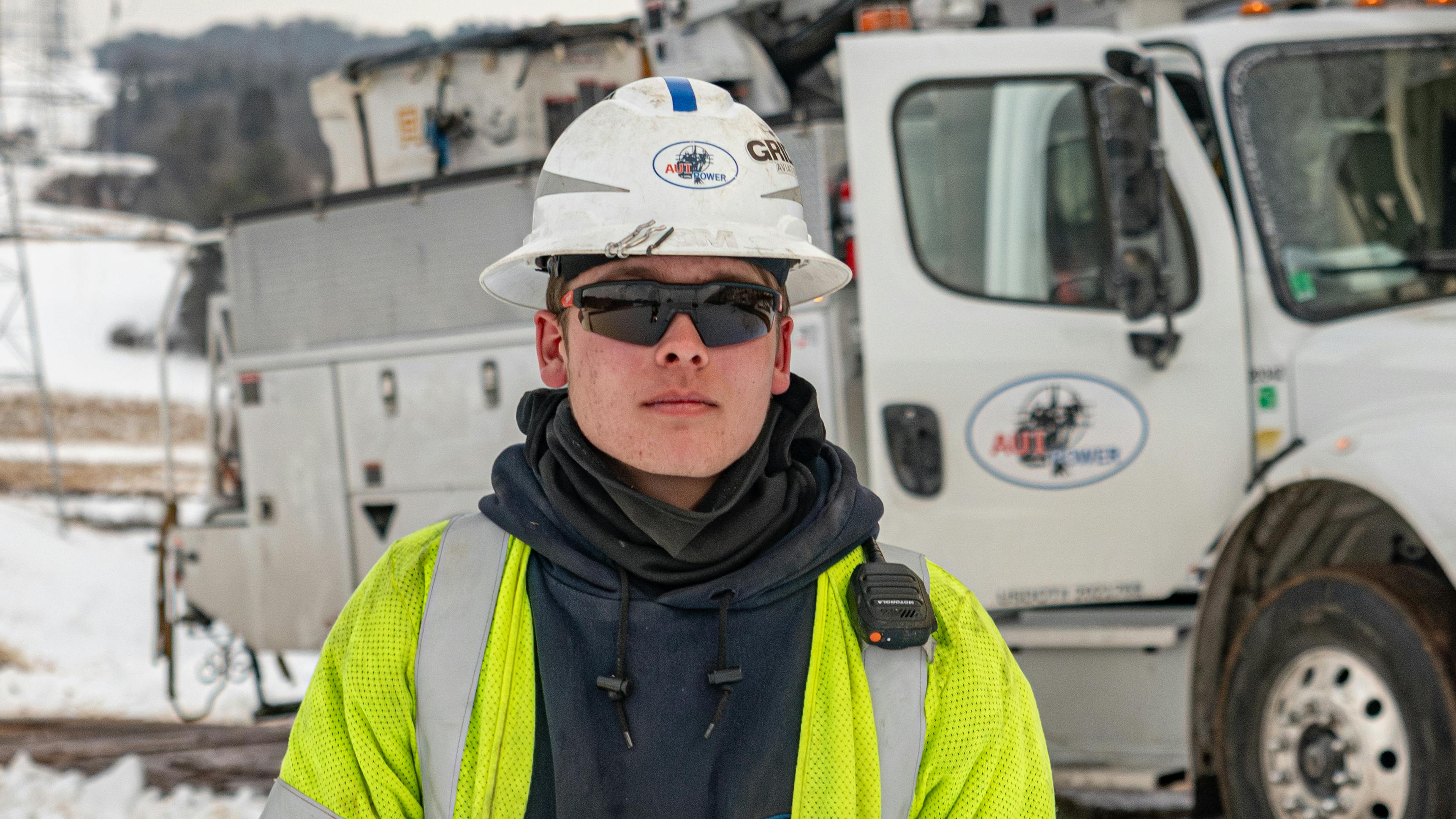 Alexander Logan, who looks forward to becoming a lead lineman one day, enjoys maintaining America&rsquo;s electrical grid.