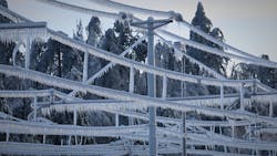ice on powerlines ice on powerlines