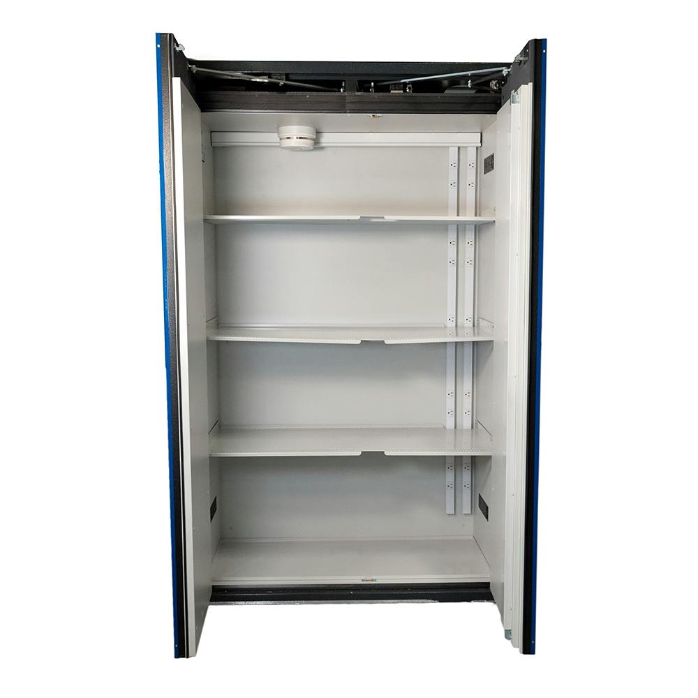 New Lithium-Ion Battery Cabinets Feature Built-in Fire Suppression