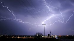 storm with power line storm with power line