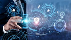 lock and circles in front of hand lock and circles in front of hand