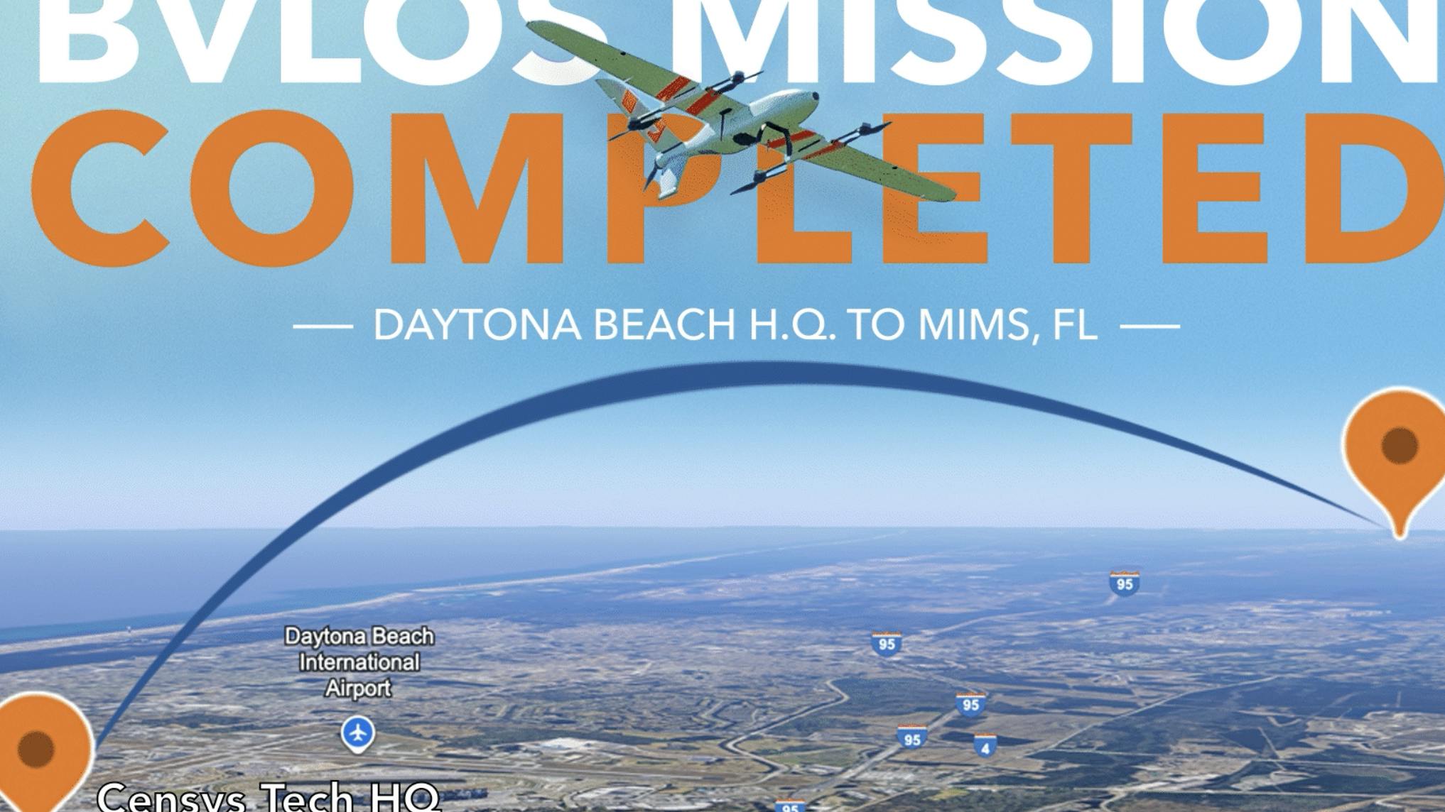 Censys Technologies Achieves Long-Range BVLOS Drone Mission Over Critical Infrastructure
