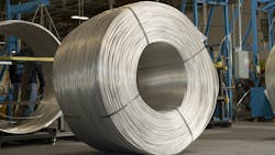 cable reel on factory floor cable reel on factory floor