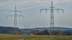 power lines on country side power lines on country side
