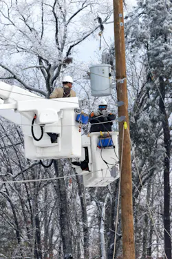 line workers in truck line workers in truck