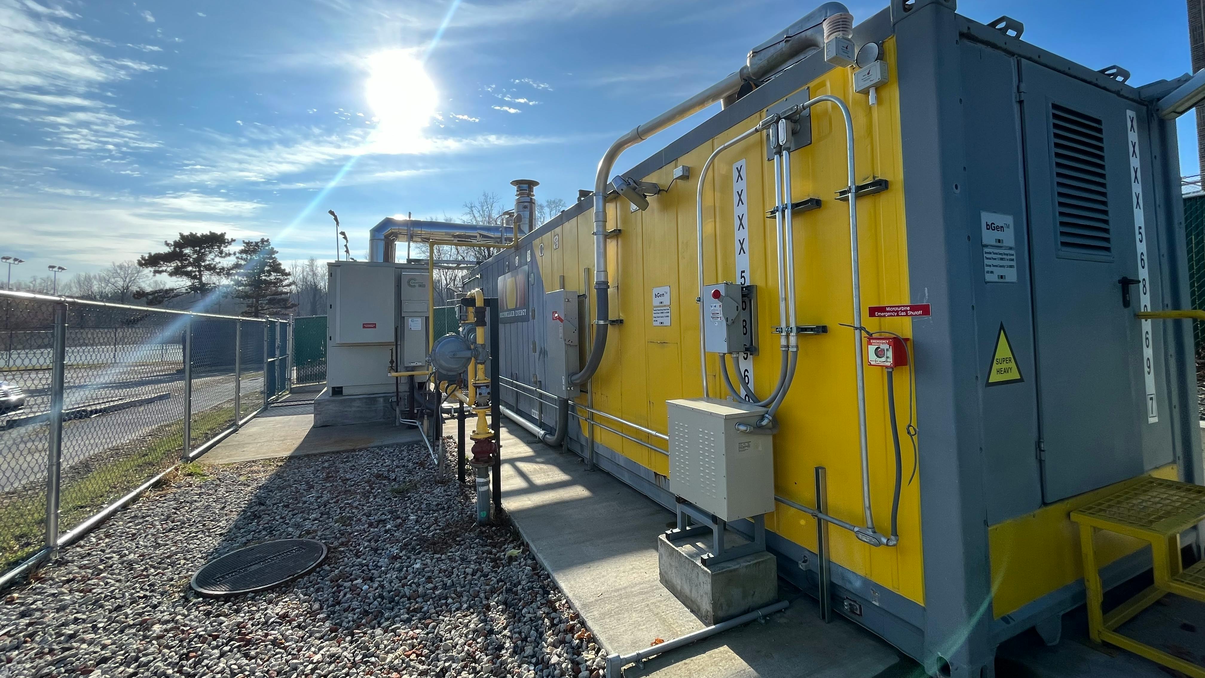 combined heat-and-power microturbine