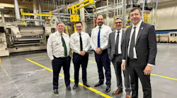 In the photo, from left to right: Henry Gonzalez, Chairman of the Board at TSEA; Thiago Saraiva Fernandes, Commercial Director; Beto Reynaldo, CEO; Maurício Machado, Director of the Voltage Regulators unit; and César Carvalho, Director of the Integrated Solutions unit.