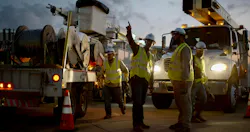 CenterPoint Energy crews respond to an electric outage in the Greater Houston area. CenterPoint Energy crews respond to an electric outage in the Greater Houston area.
