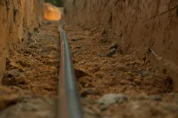 Burying wires underground is the most effective way to prevent fire hazards and power outages. Burying wires underground is the most effective way to prevent fire hazards and power outages.