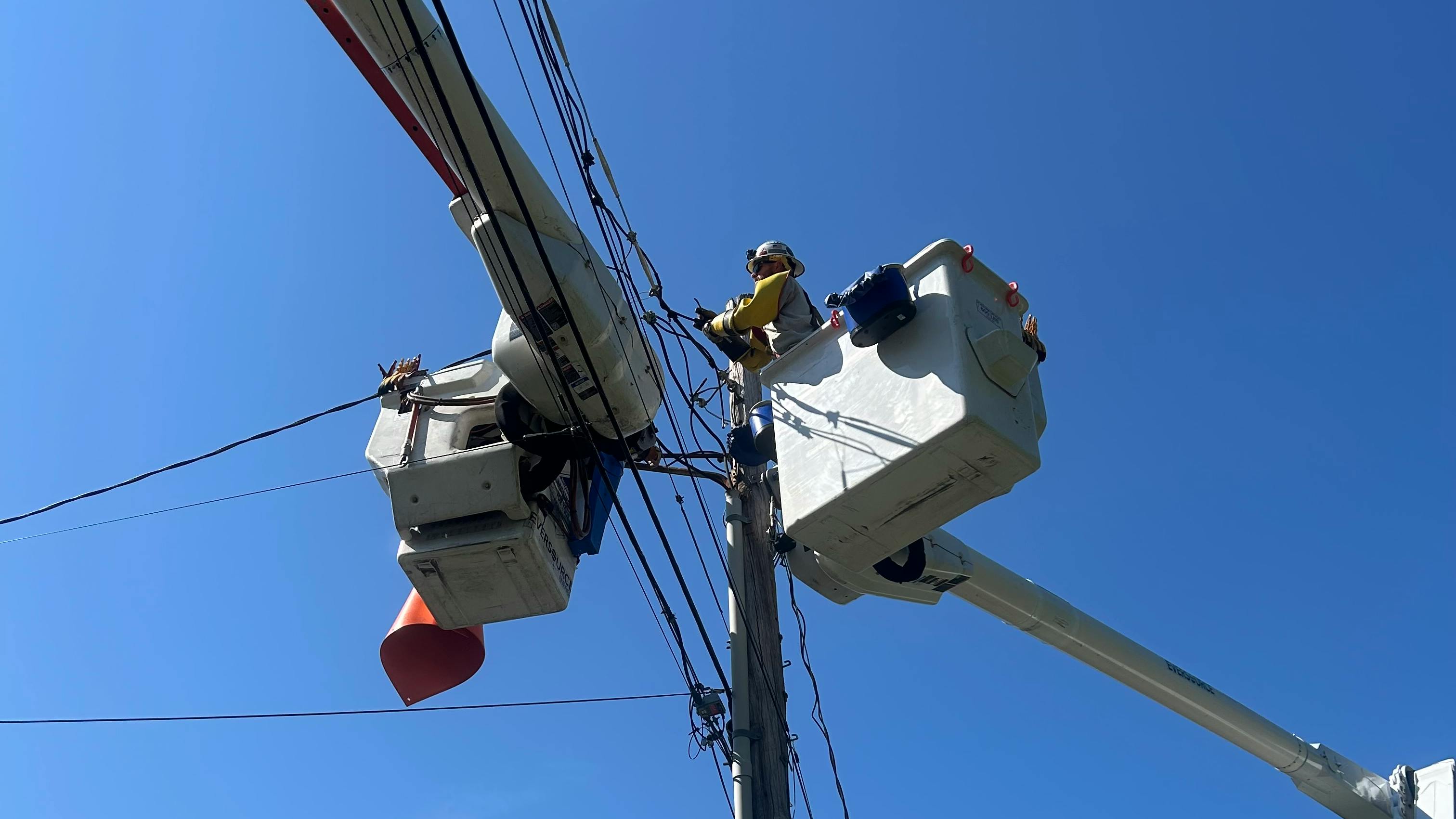 Mike Soderquist began working as an apprentice for Eversource in Connecticut after graduating from the Lineman Institute of the North East.