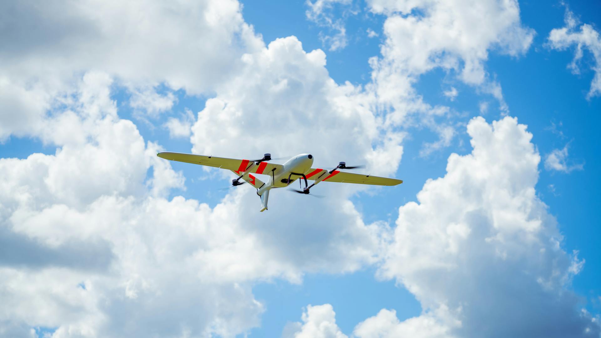 Sentaero 6 takes off and climbs to altitude for transition into forward flight.