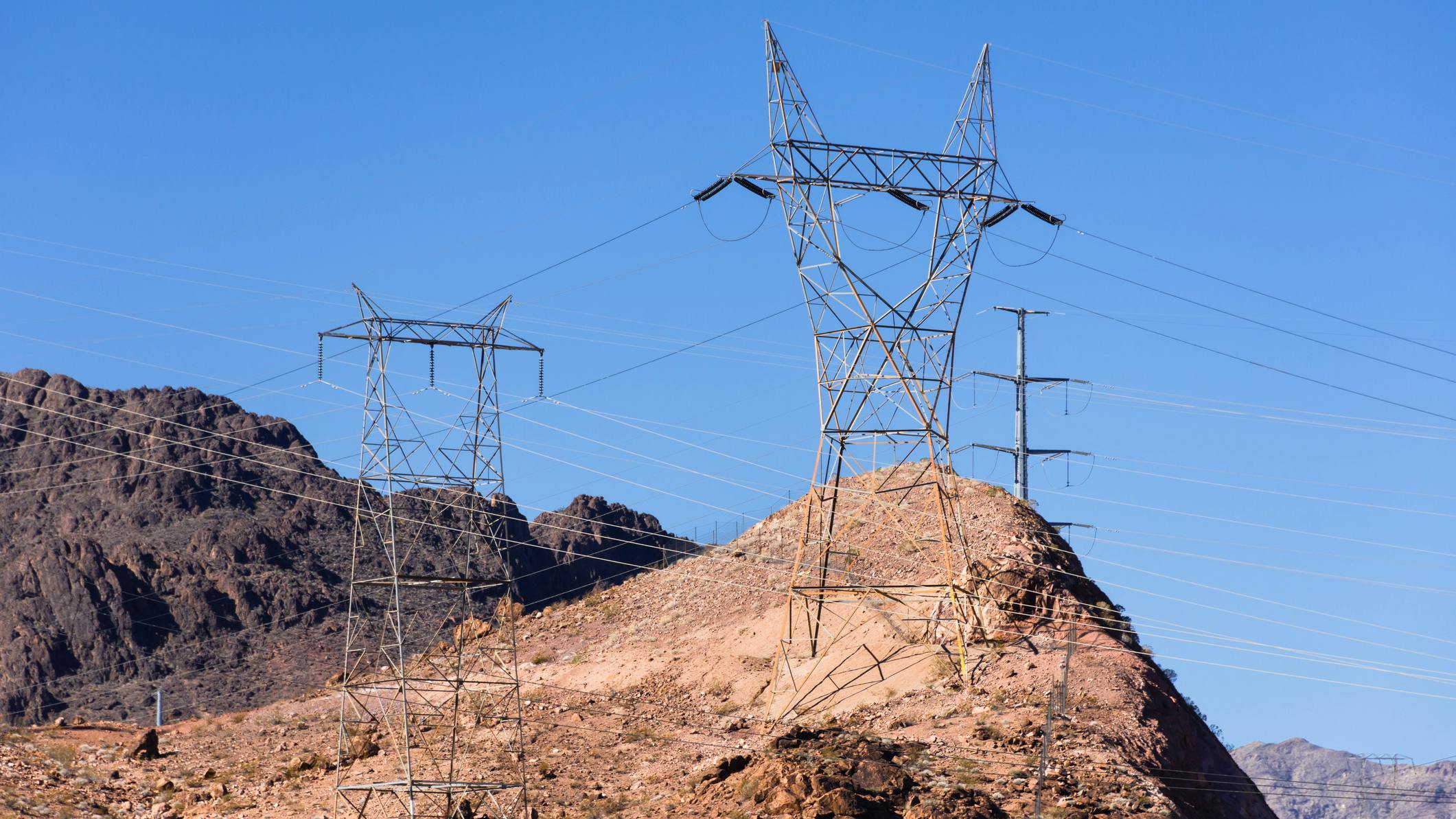 power lines in southwest