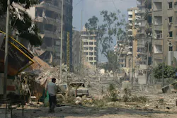 bombed area bombed area