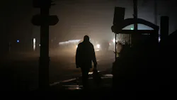 darkened street darkened street