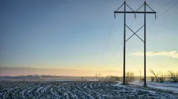 power lines in midwest