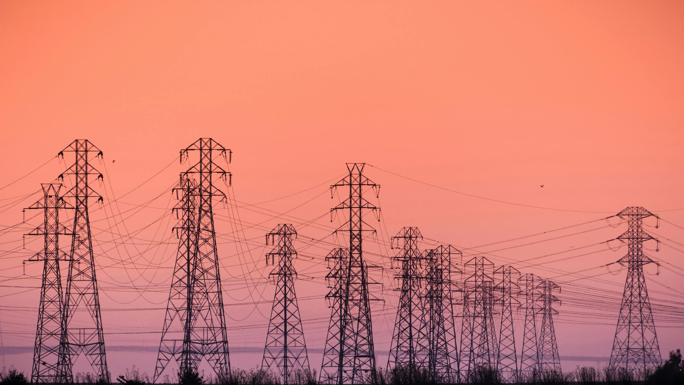 power lines in California