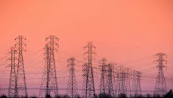 power lines in California
