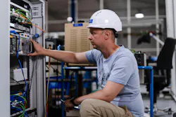 man doing testing