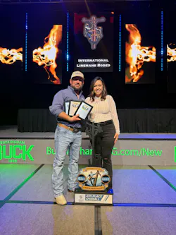 Heath Burrell and his wife, Brittany, had the opportunity to celebrate Rodeo wins at the 2025 International Lineman's Rodeo.