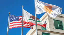 Flags flown at Apple’s headquarters in Cupertino, California. Along with Meta, Microsoft, Google and others, Apple is among the companies, known as hyperscalers, who are building massive data centers to power their operations.