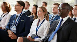 people at a conference