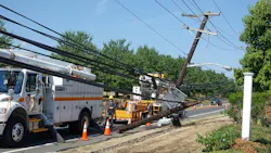 utility restoring power