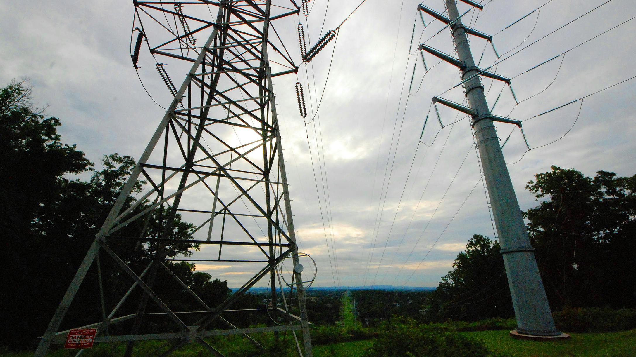 power lines by new york
