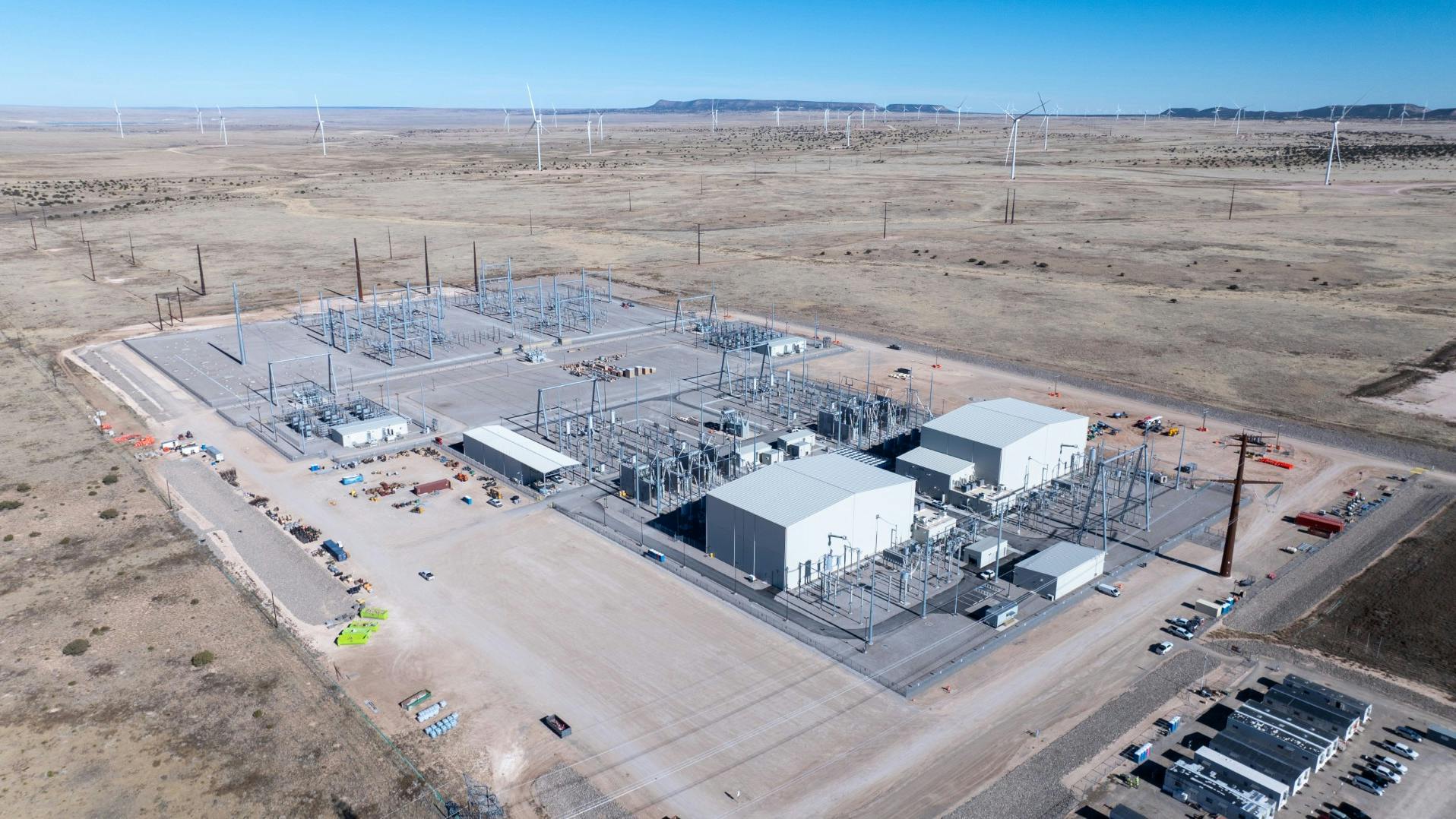 Pattern Energy's Sunzia East Converter Station.