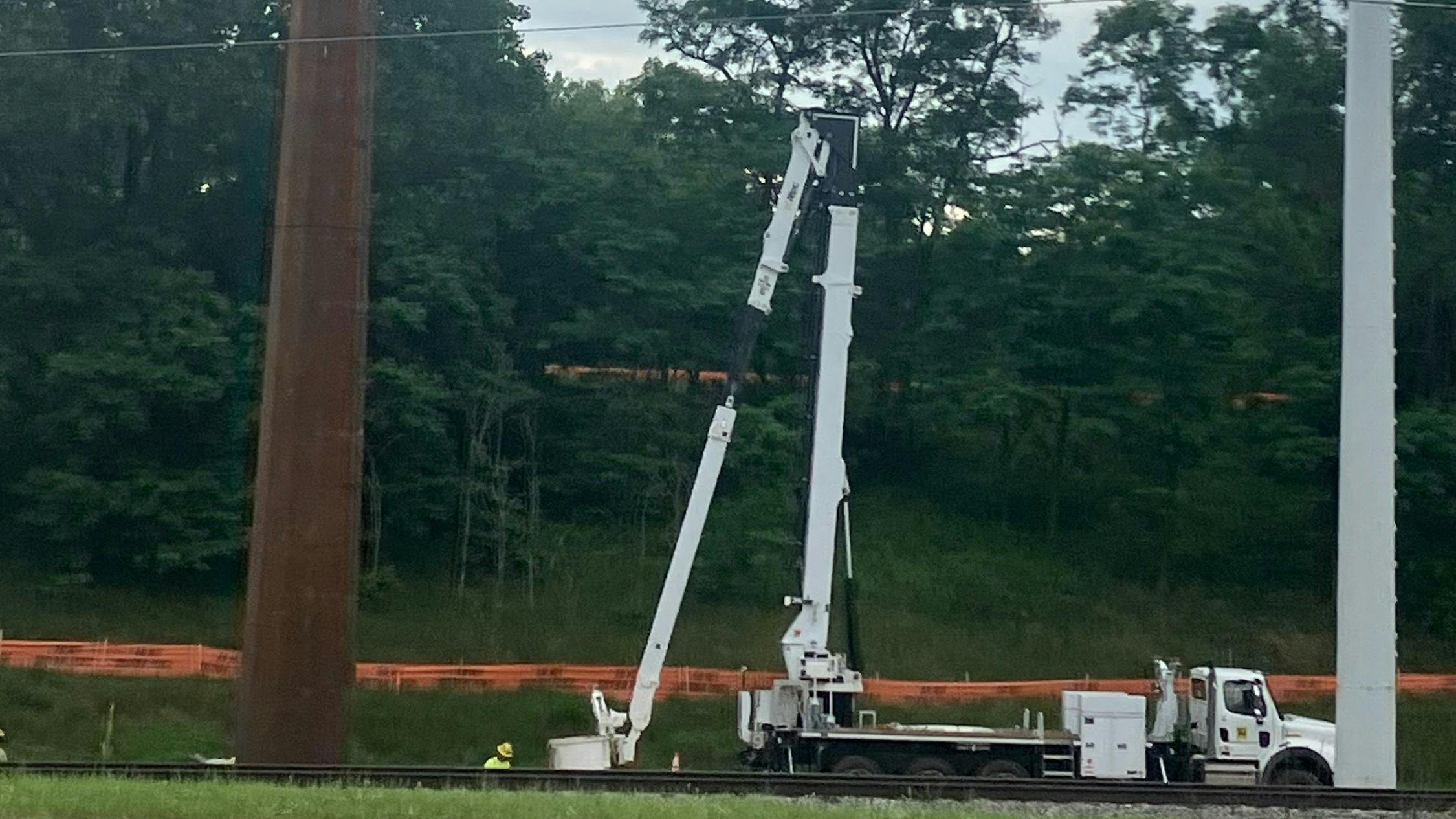 constructing line