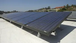 solar panels on california rooftop