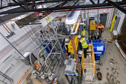 The installation is an AMSC Resilient Electric Grid (REG) system, which uses HTS technology to provide greater redundancy and operational flexibility within the existing grid.